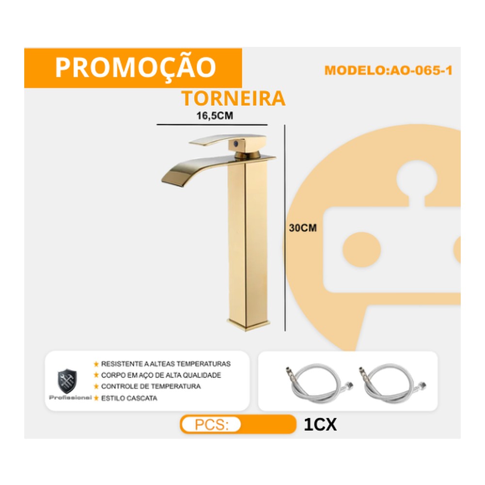 TORNEIRA 16.5CM AO-065-1