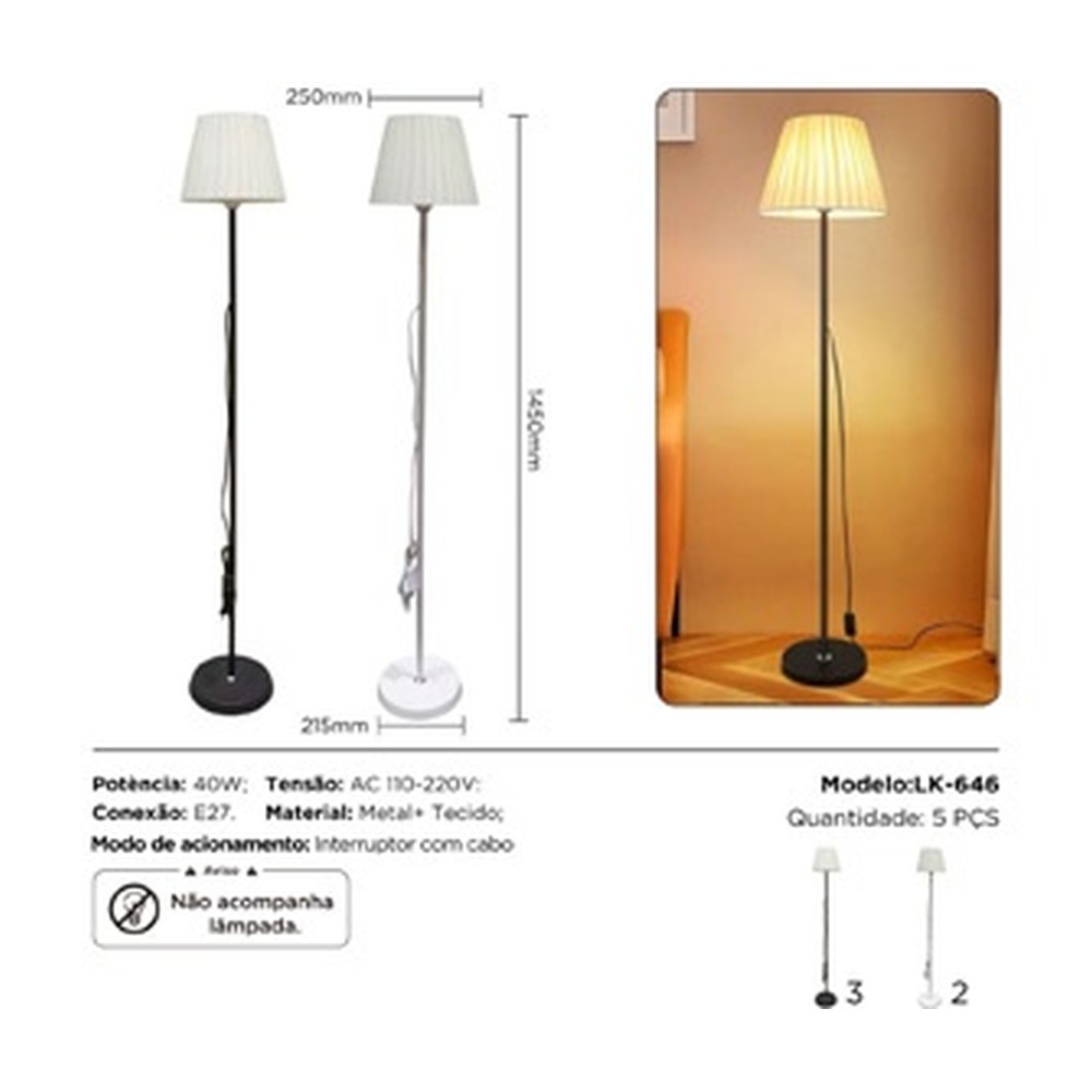 LUMINÁRIA 40W; LK-646