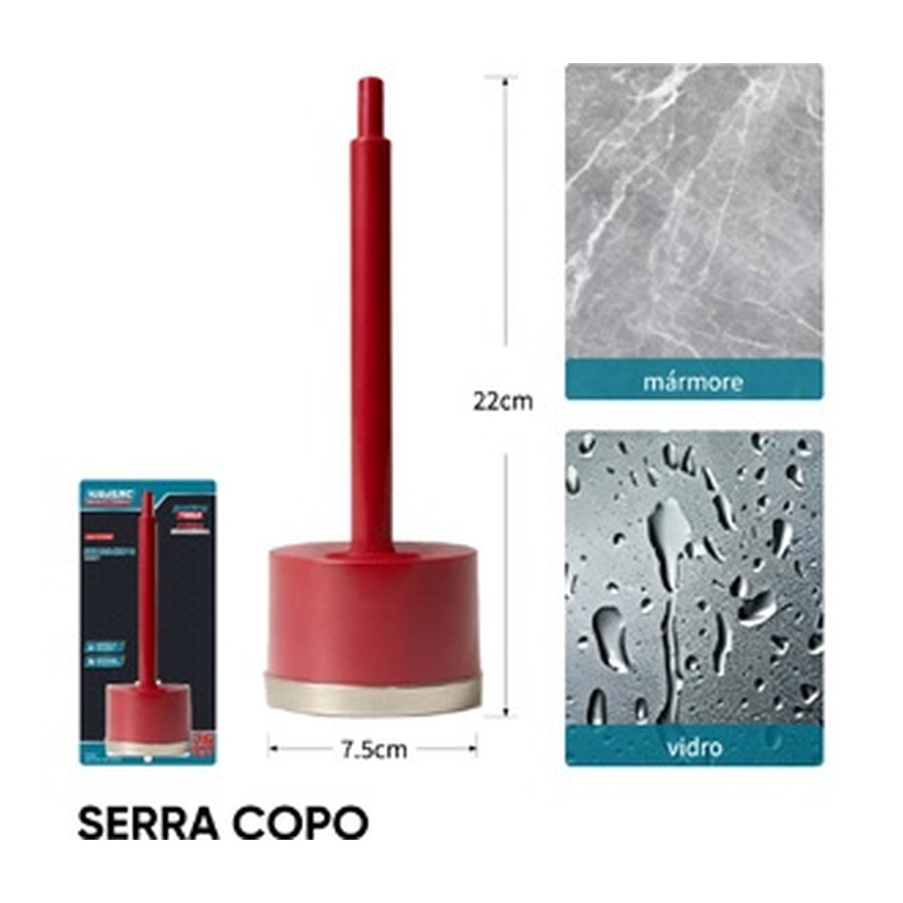 SERRA COPO do produto: 22*7.5cm LWJ-PC2008
