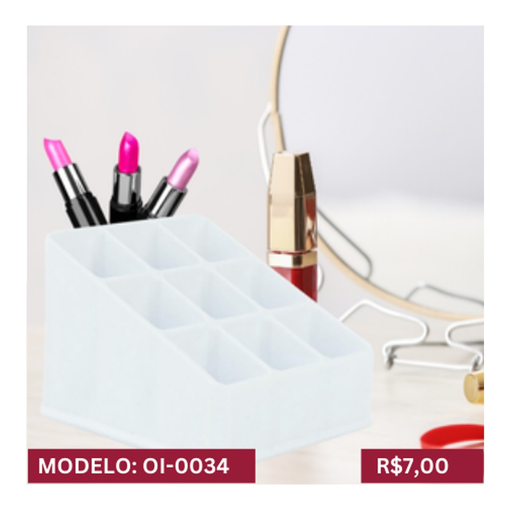 PORTA PINCÉIS E MAQUIAGEM OI-0034
