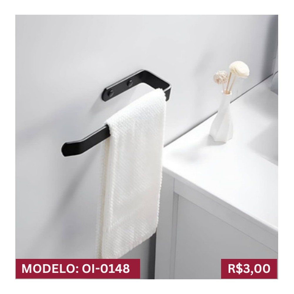 PORTA TOALHAS 33cm OI-0148
