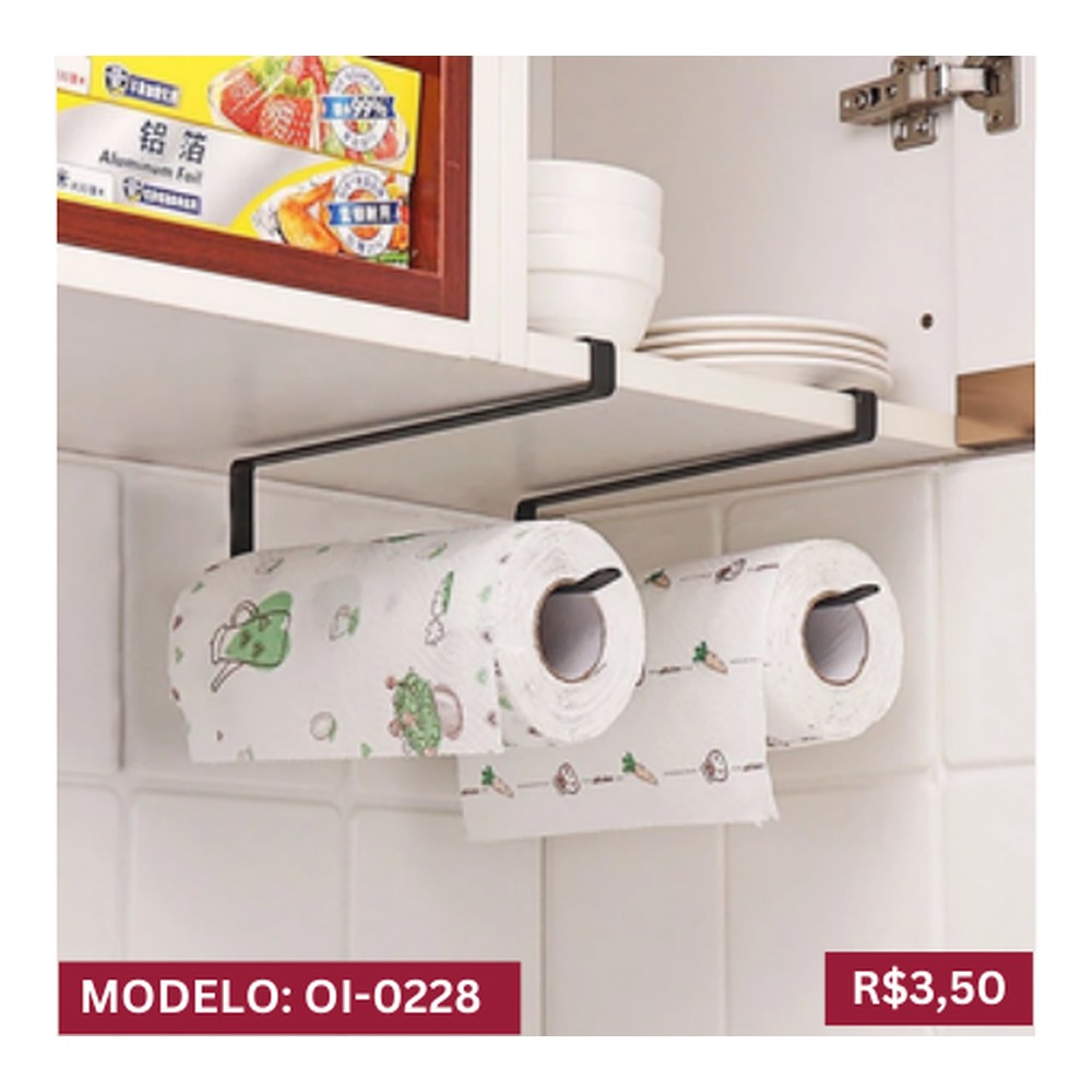 SUPORTE PARA PAPEL TOALHA 26cm x 10 cm OI-0228