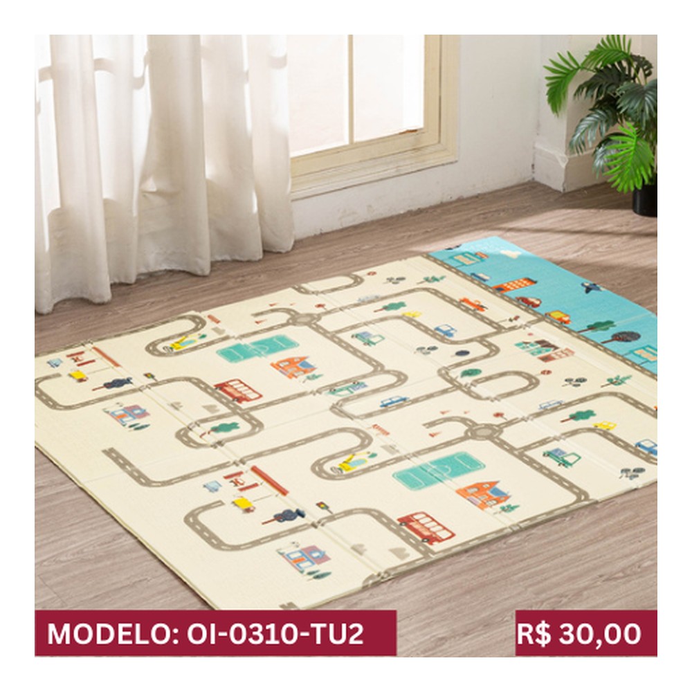 TAPETE INFANTIL DE ATIVIDADES 1,50 x 1,80 m OI-0310-TU2