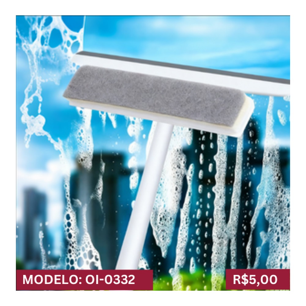 RODO LIMPA-VIDROS 3 EM 1 Dimensões: 90 cm OI-0332
