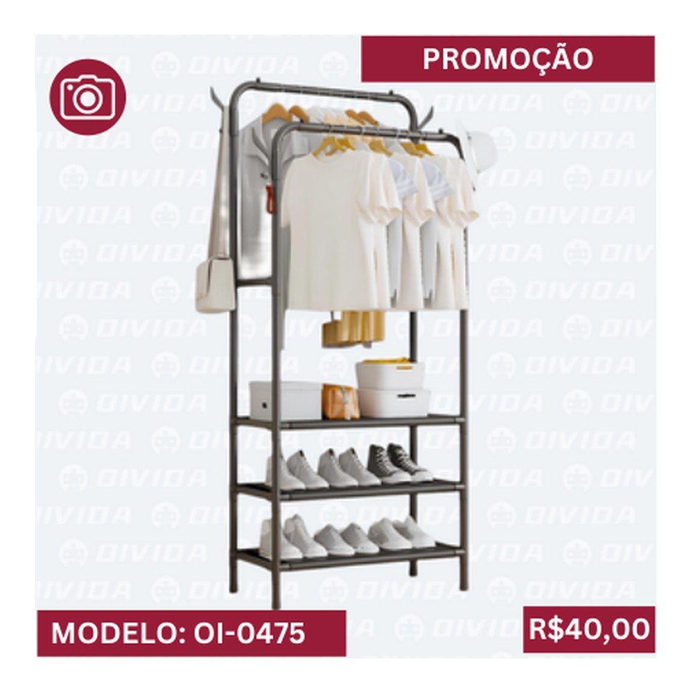 ARARA DUPLA MULTIFUNCIONAL MOVÉL OI-0475
