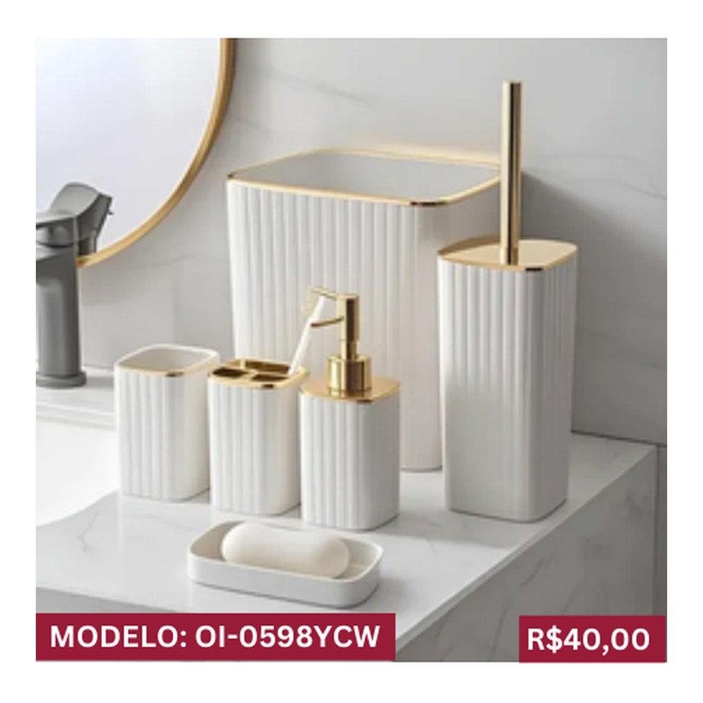 KIT CONJUNTO PARA BANHEIRO OI-0598YCW