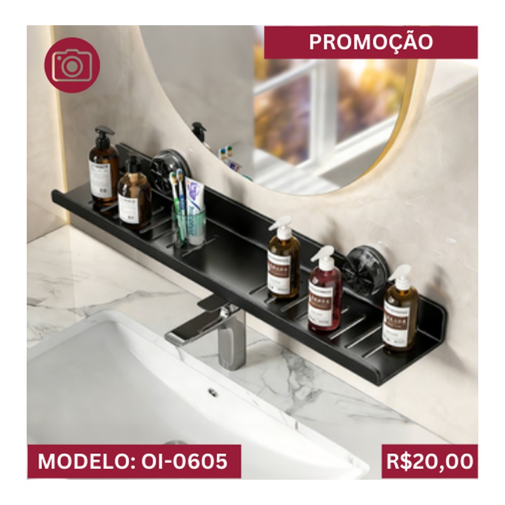 SUPORTE DE BANHEIRO 50 cm OI-0605