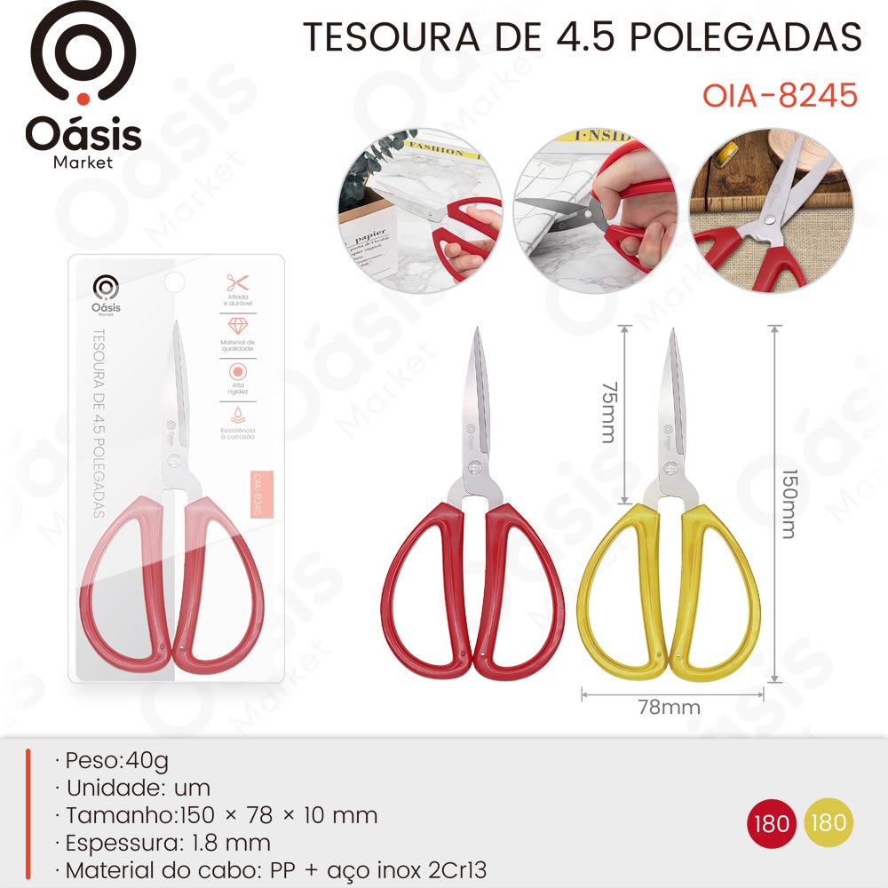 Tesoura de 4.5 Polegadas 150mm OIA-8245