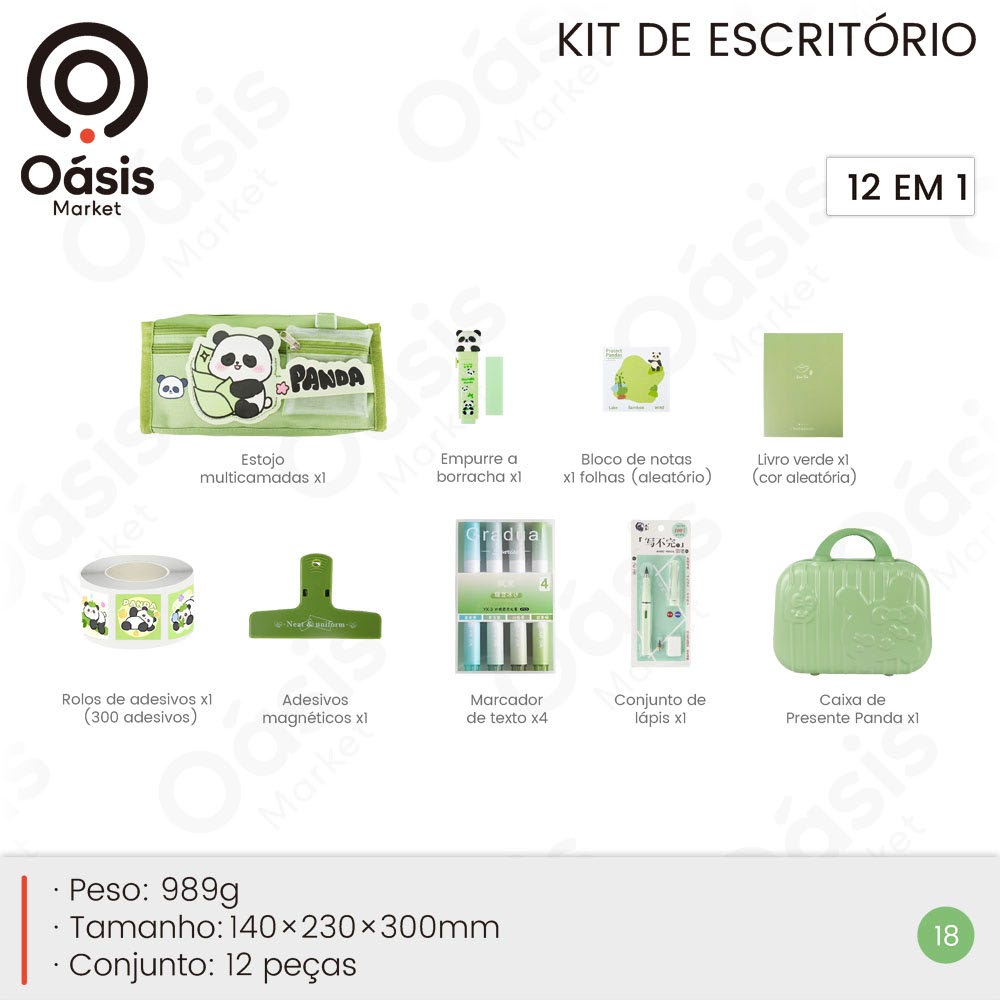 Kit de Escritório 300mm OIA-8282