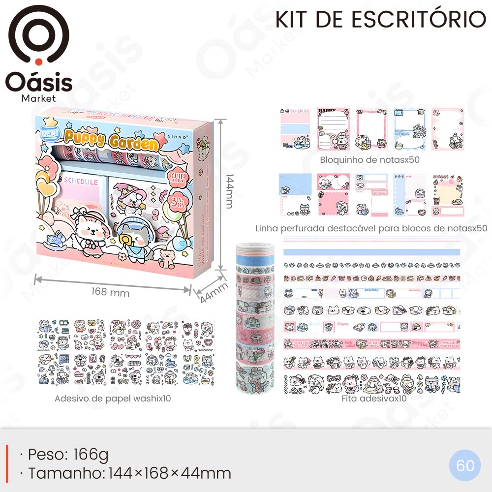 Kit de Escritório 168mm OIA-8290