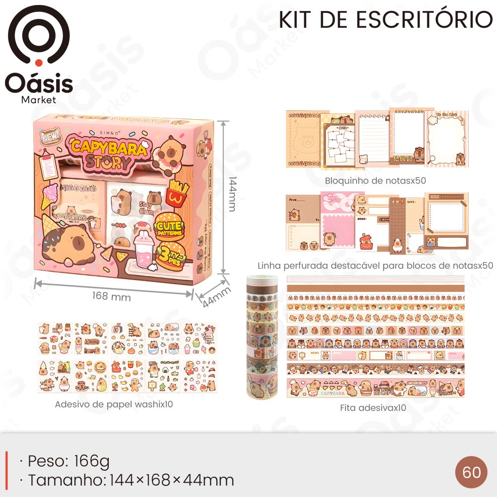Kit de Escritório 168mm OIA-8291