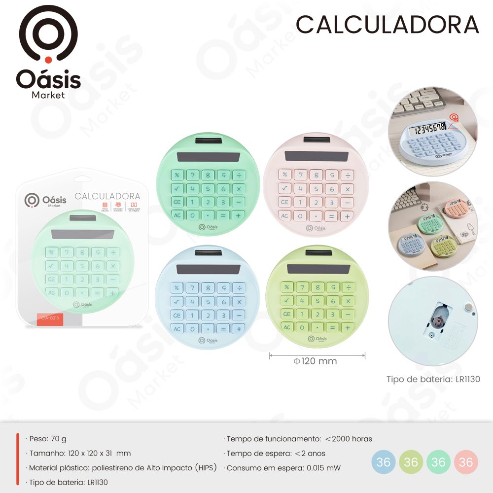Calculadora 120mm OIA-8313