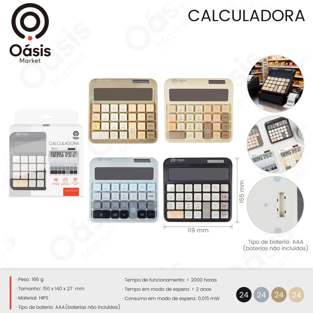 Calculadora 150mm OIA-8314