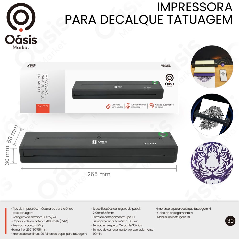 Impressora 265mm OIA-8372