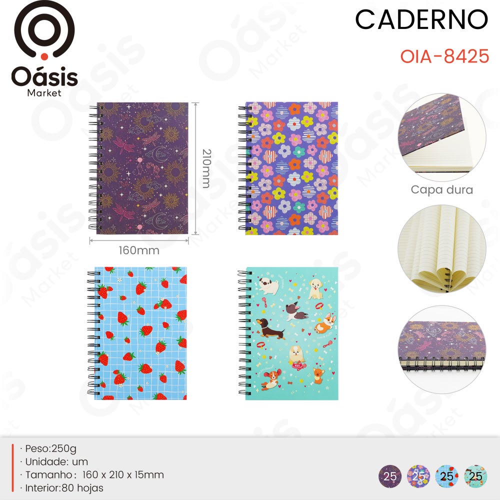 Caderno 210mm OIA-8425