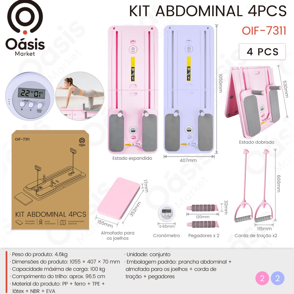 Kit Abdominal 4pcs 1055mm OIF-7311