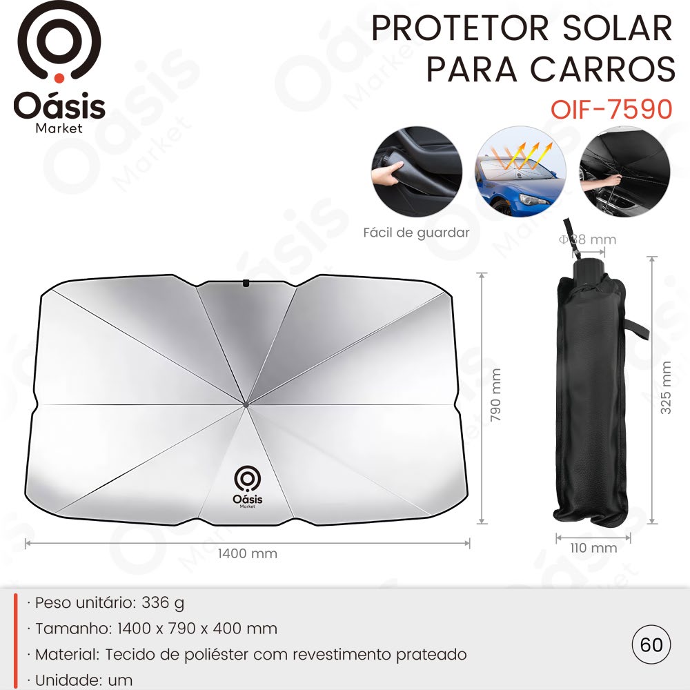 Protetor Solar 1400mm OIF-7590