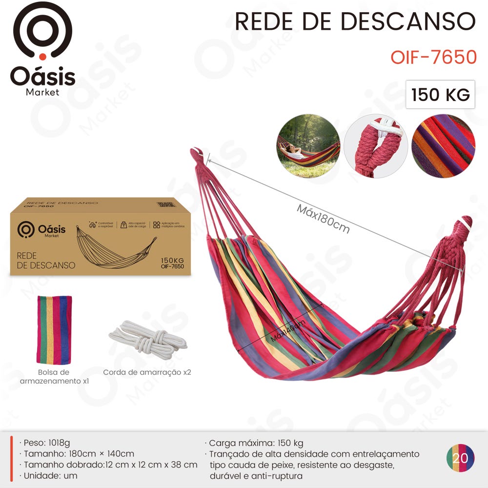 Rede de Descanso 38cm OIF-7650