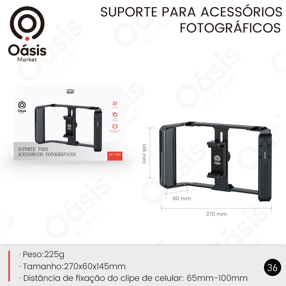 Suporte para Acessórios 270mm OIF-7900