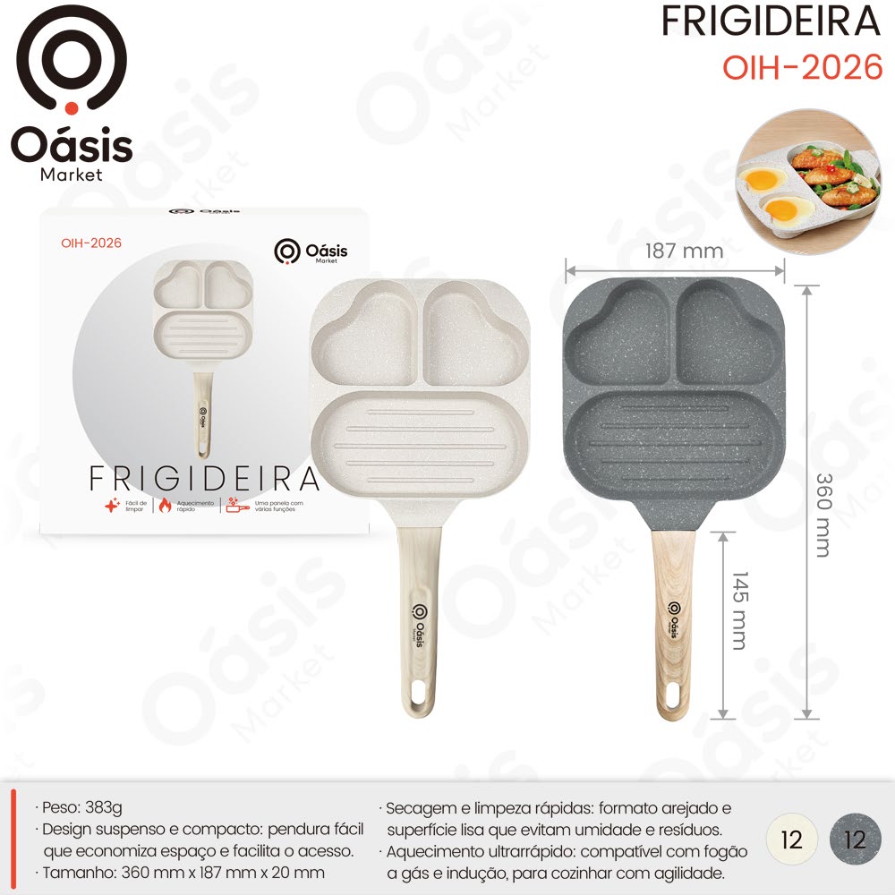 Frigideira 360mm OIH-2026