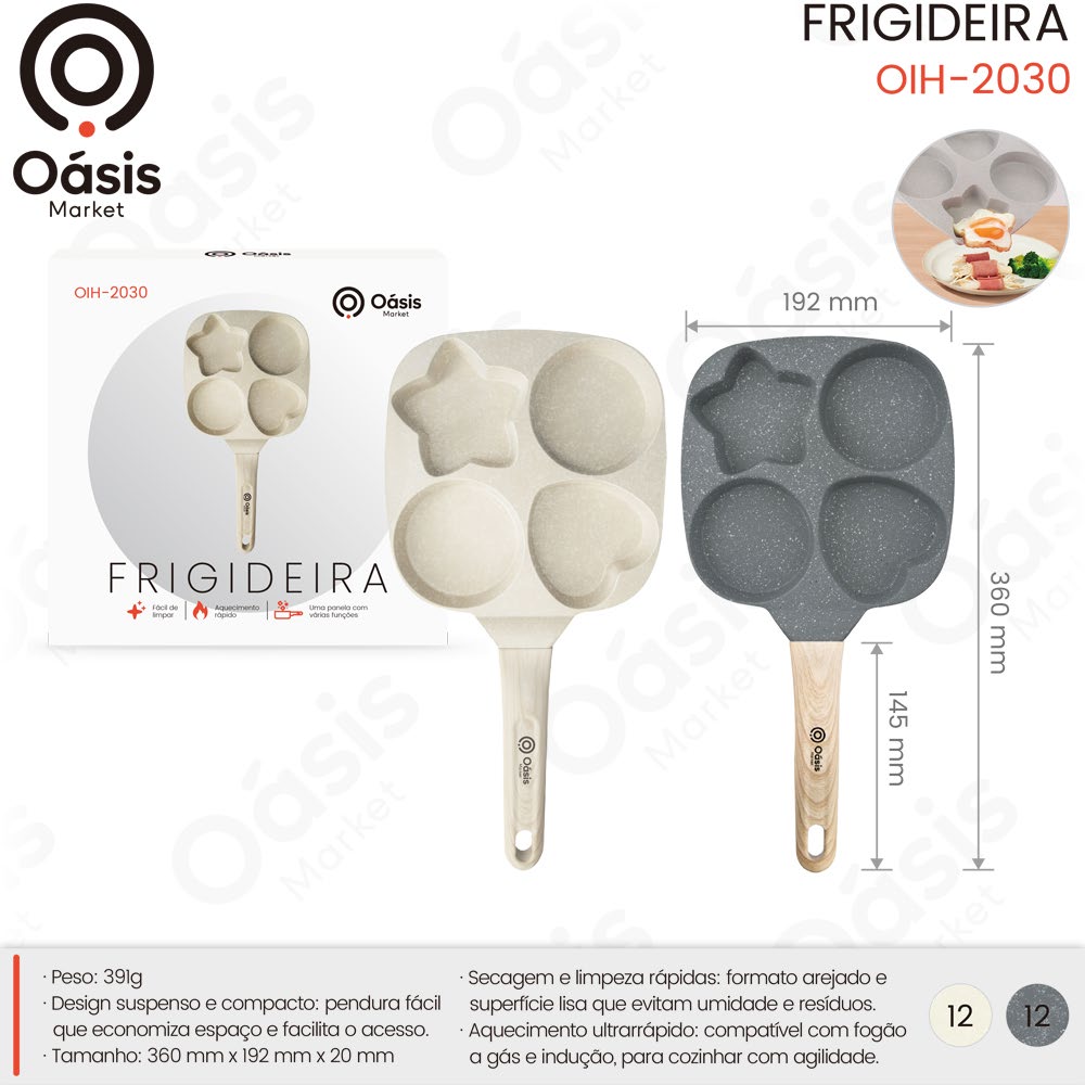 Frigideira 360mm OIH-2030