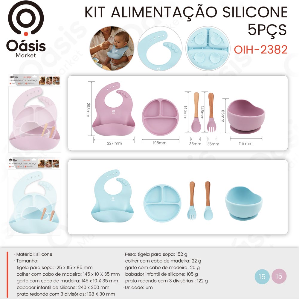 Kit Alimentação Silicone 125mm OIH-2382