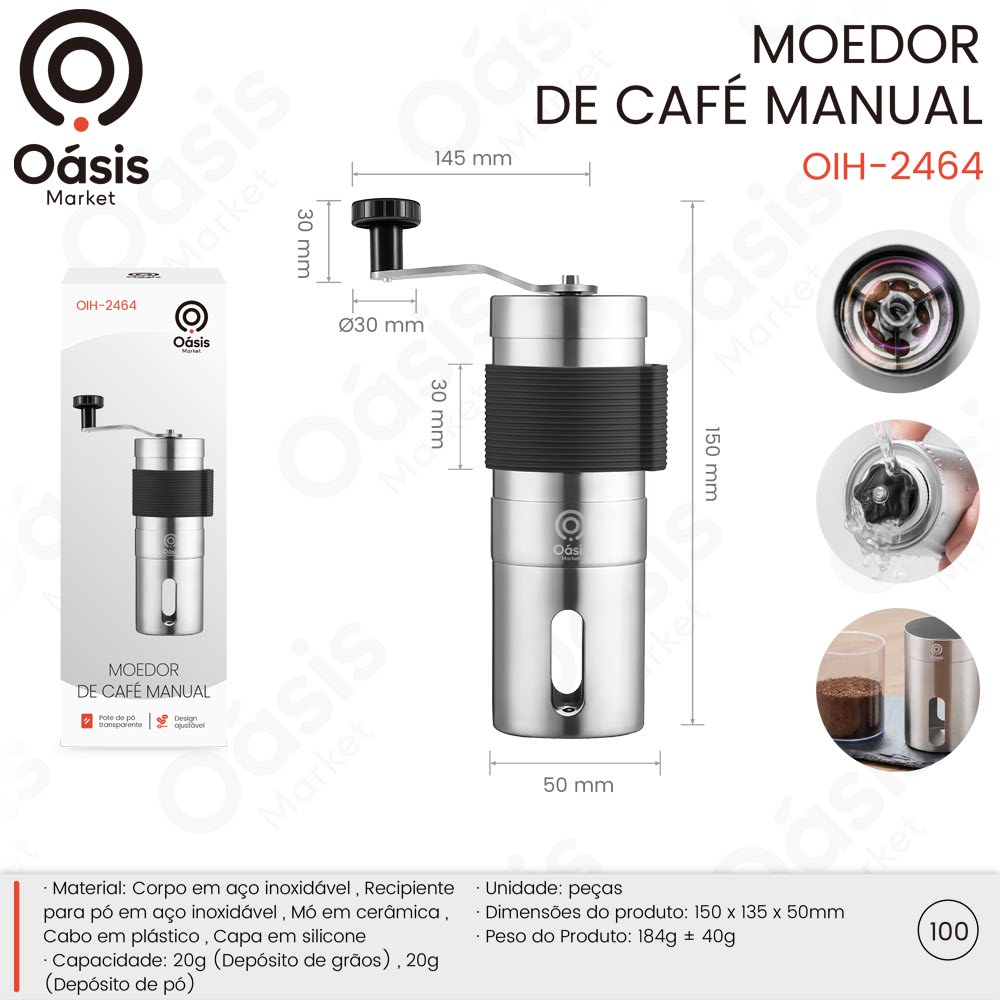 Moedor Inox OIH-2464