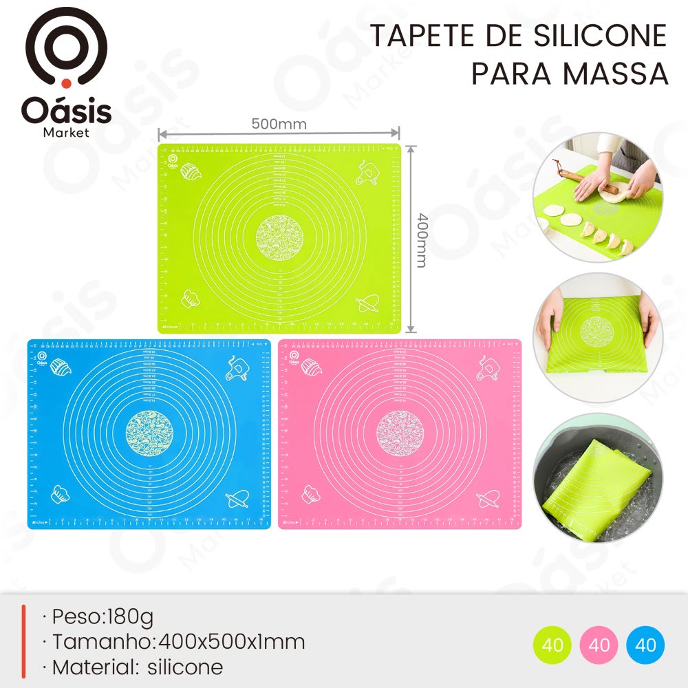 Tapete de Silicone 500mm OIH-2707