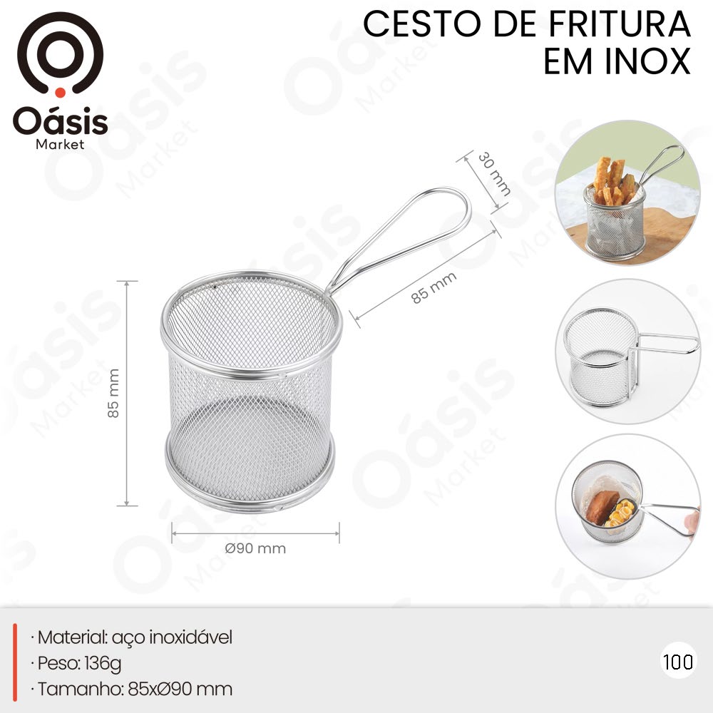 Cesto de Fritura 90mm OIH-2732