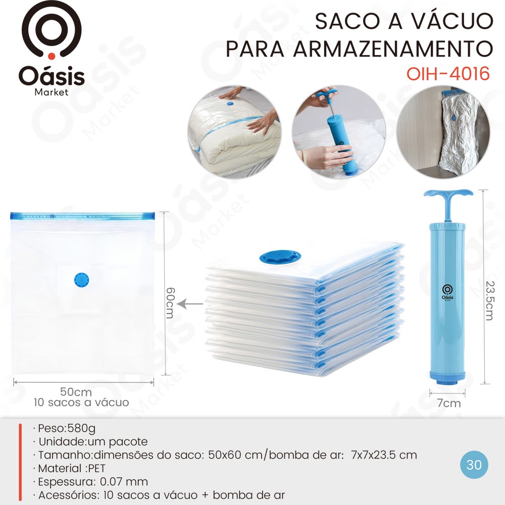 Saco a Vácuo 60cm OIH-4016