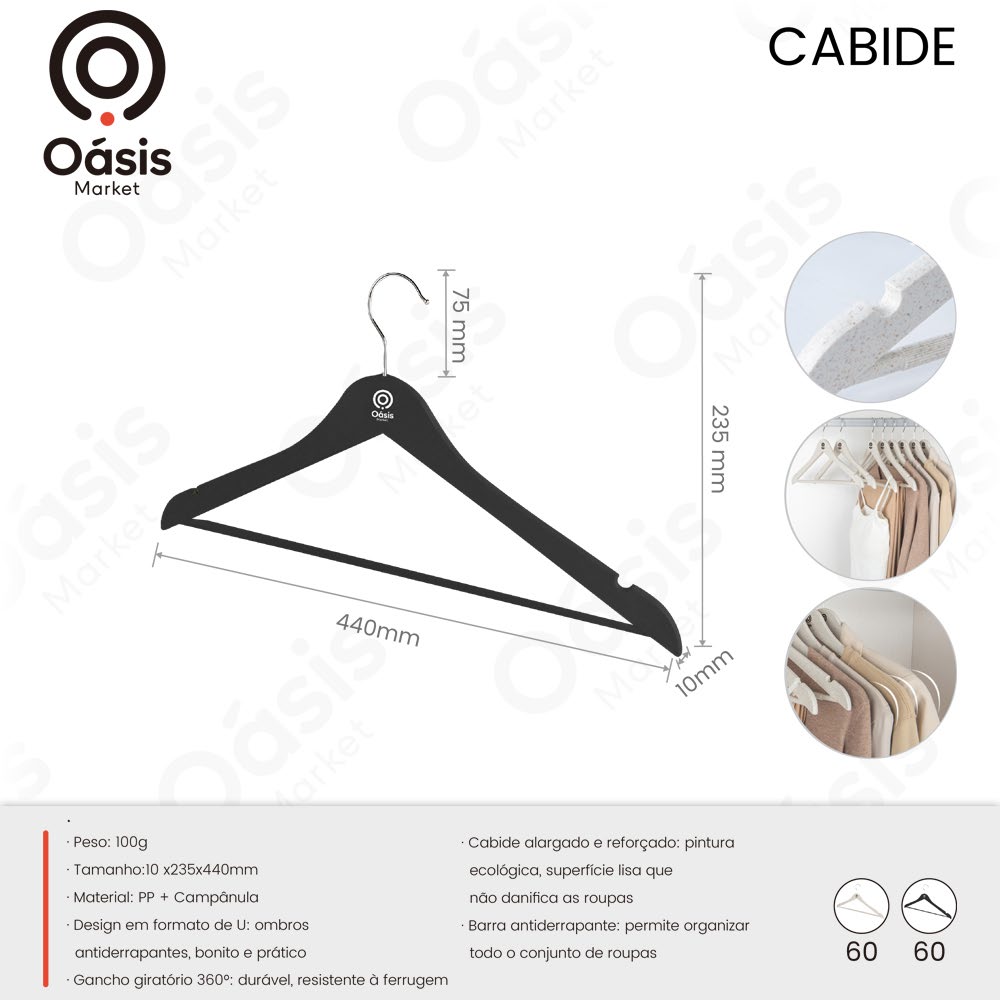 Cabide 440mm OIH-4081