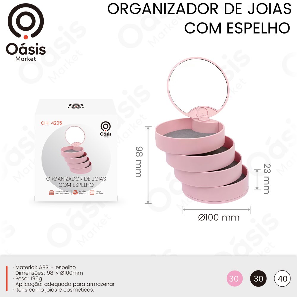 Organizador de Joias 100mm OIH-4205