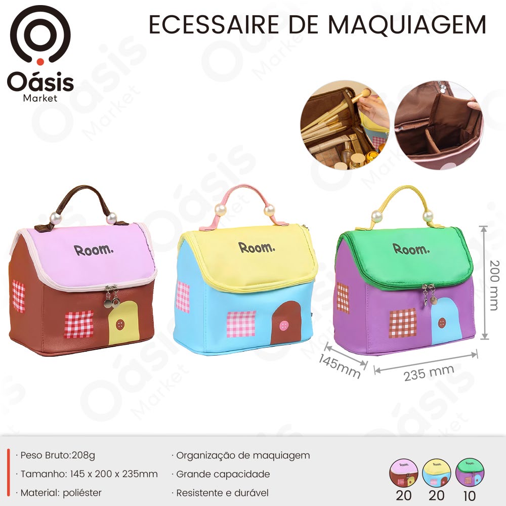 Ecessaire de Maquiagem 235mm OIH-4231