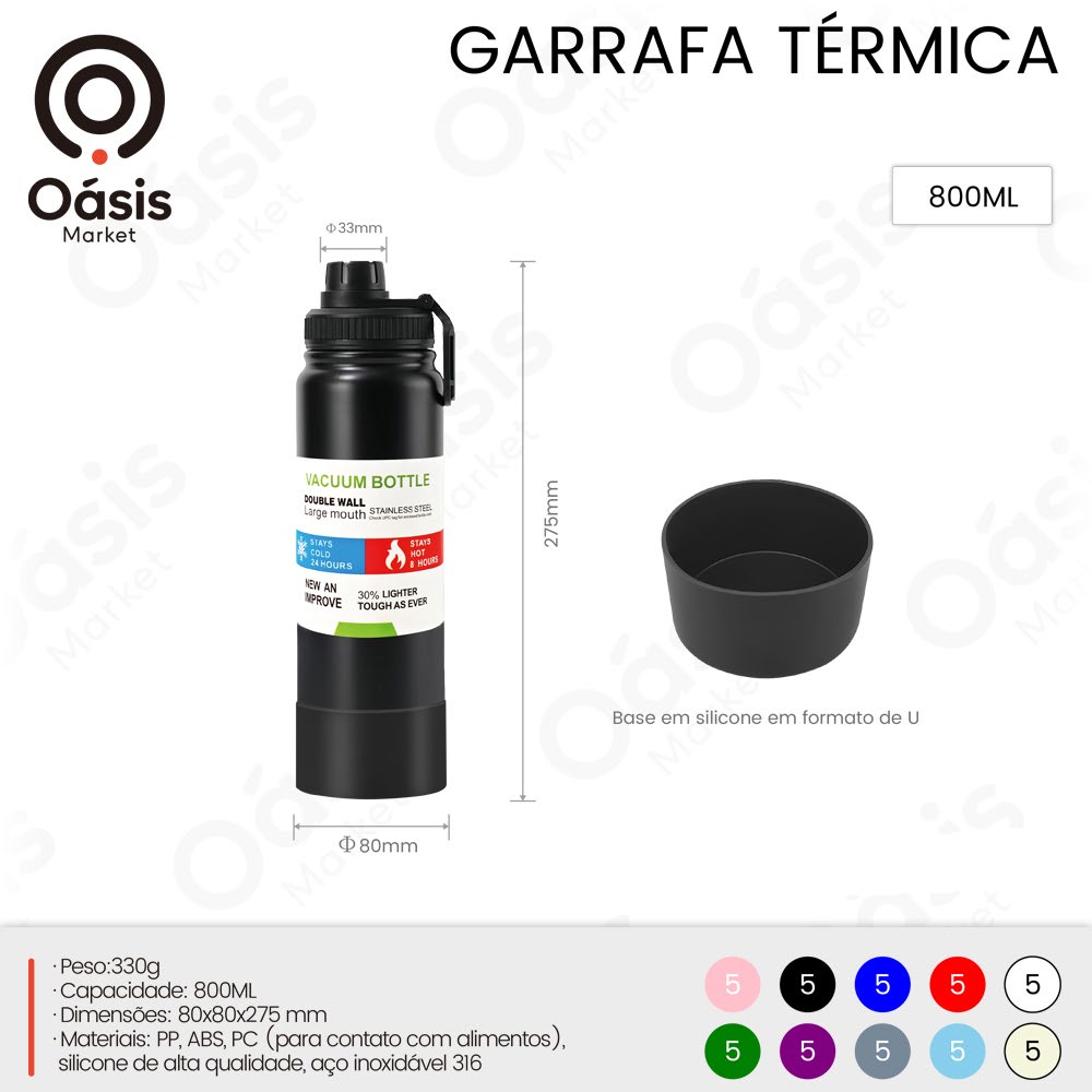 Garrafa Térmica 275mm OIH-4407