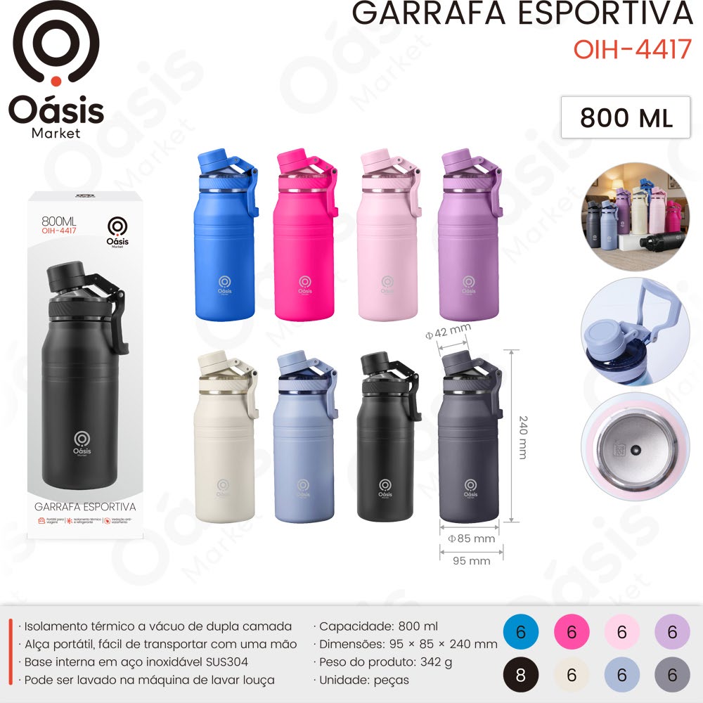Garrafa Esportiva 240mm OIH-4417