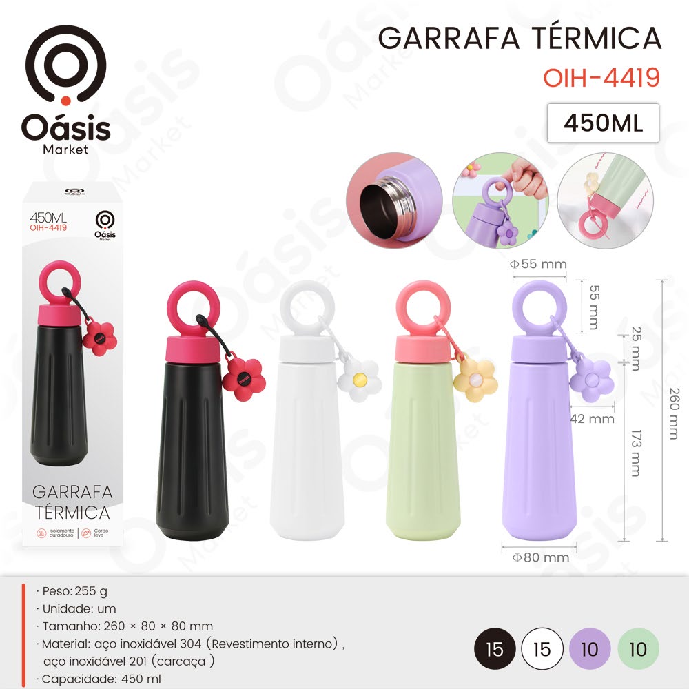 Garrafa Térmica 260mm OIH-4419