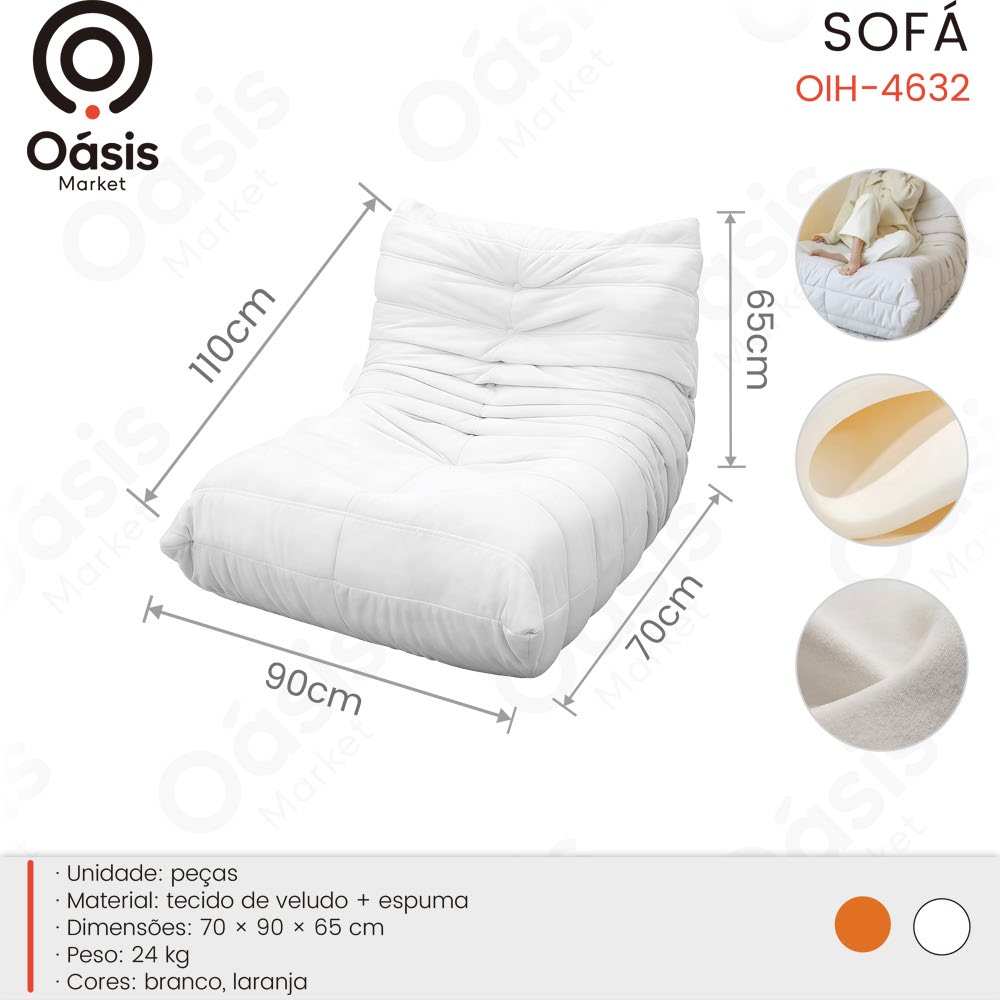 Sofá 90cm OIH-4632