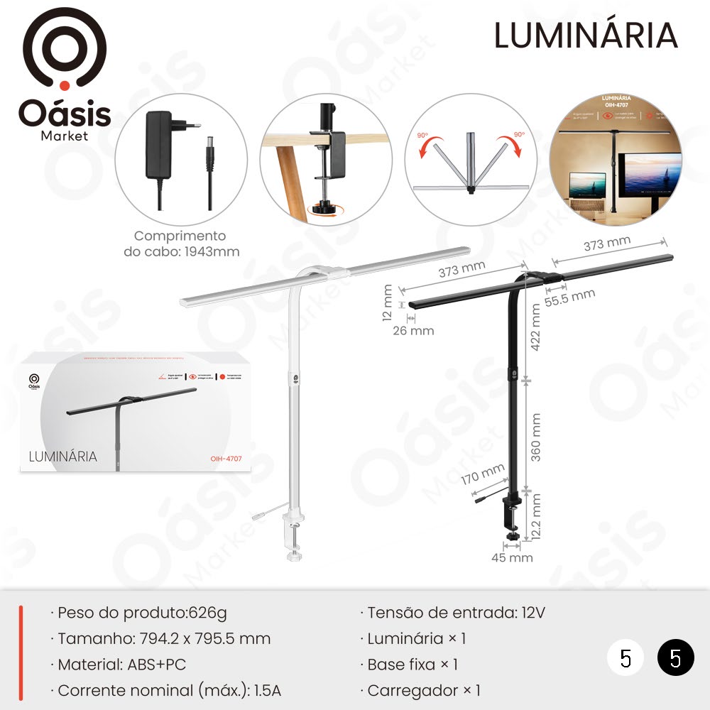 Luminária 795.5mm OIH-4707