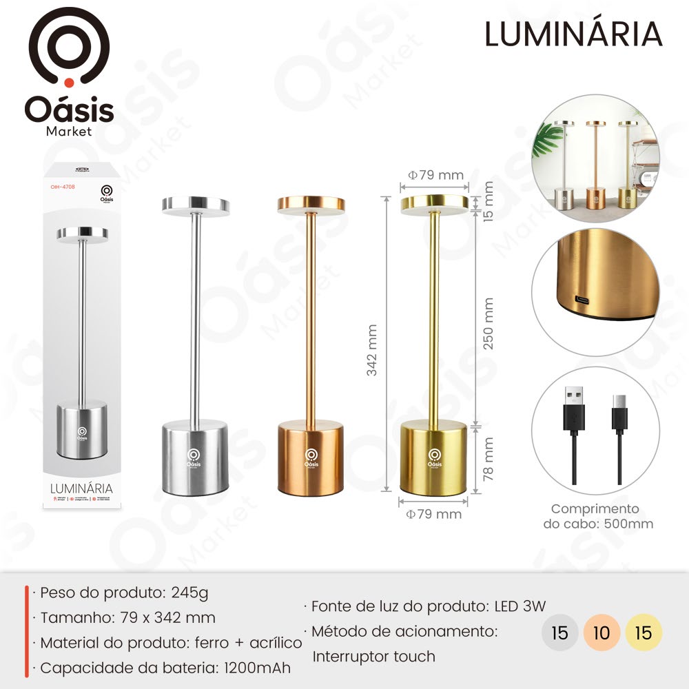 Luminária 342mm OIH-4708