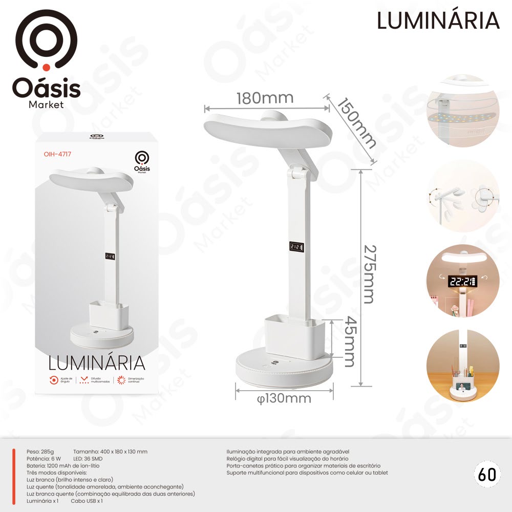 Luminária 400mm OIH-4717