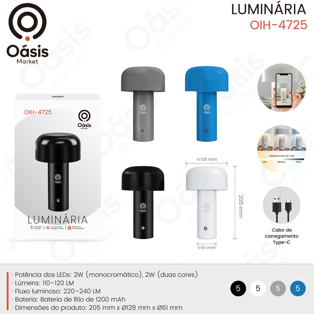 Luminária 2128mm OIH-4725