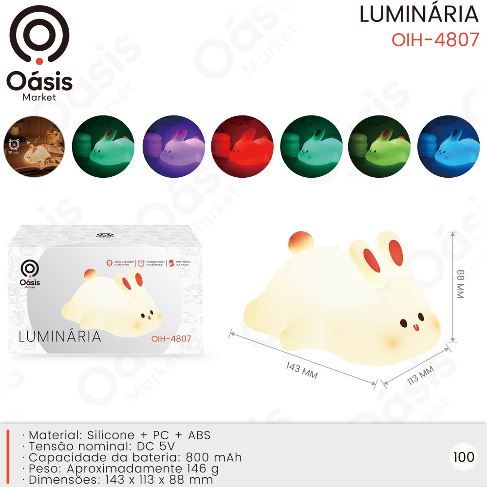 Luminária 143mm OIH-4807
