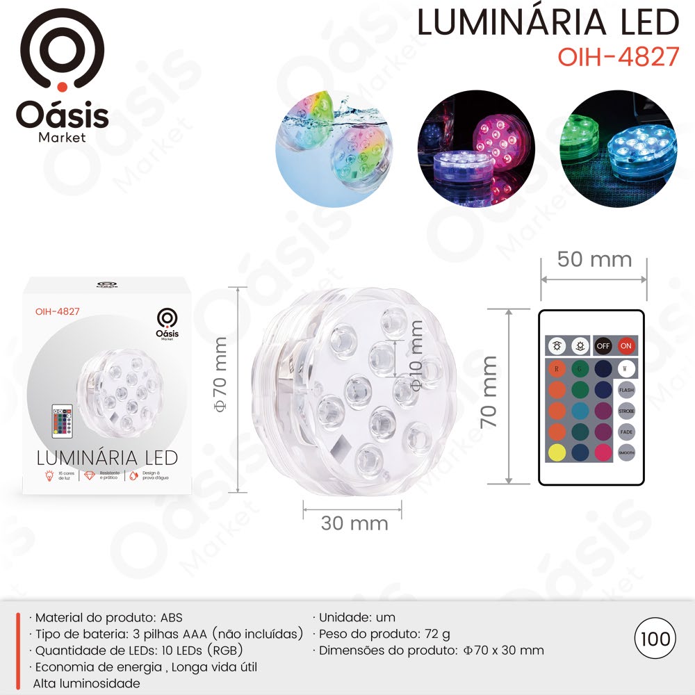 Luminária LED 970mm OIH-4827