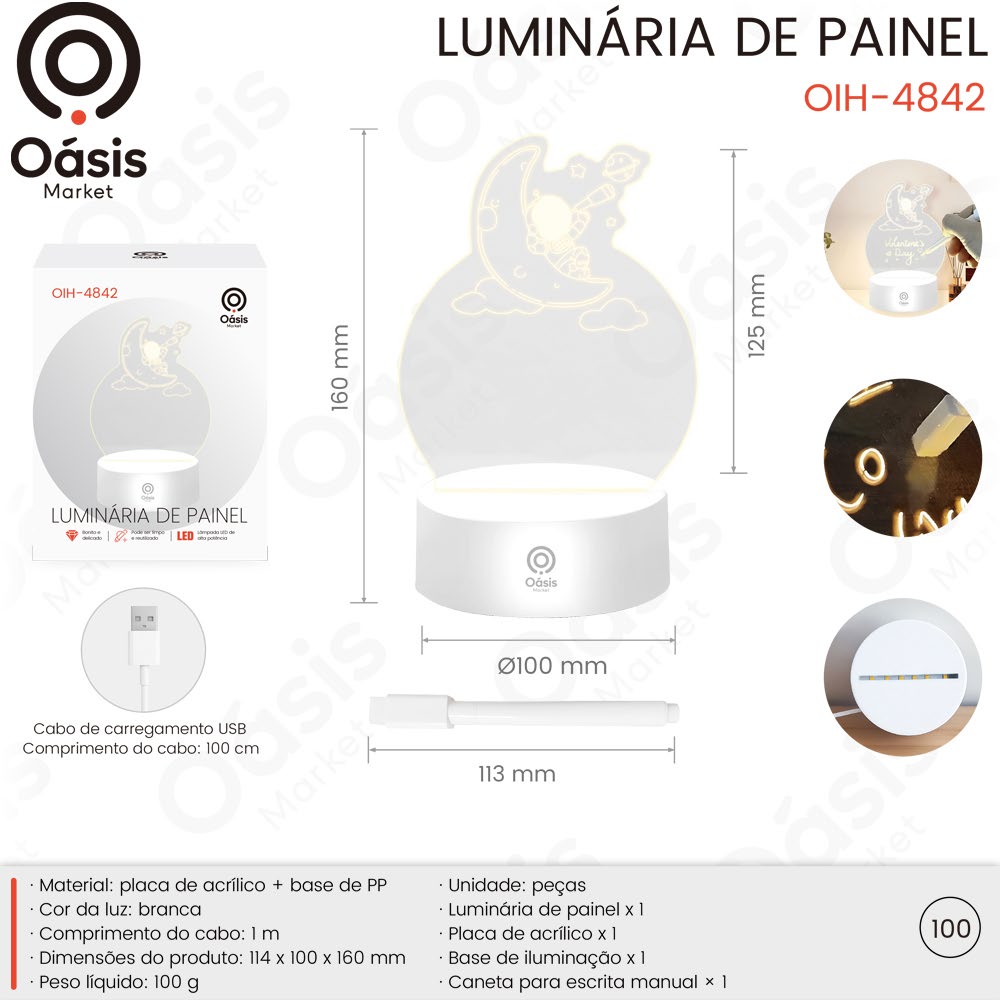 Luminária de Painel 680mm OIH-4842