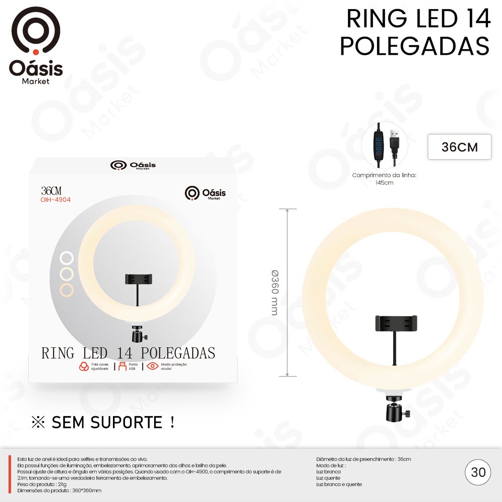 Ring LED 14 360mm OIH-4904