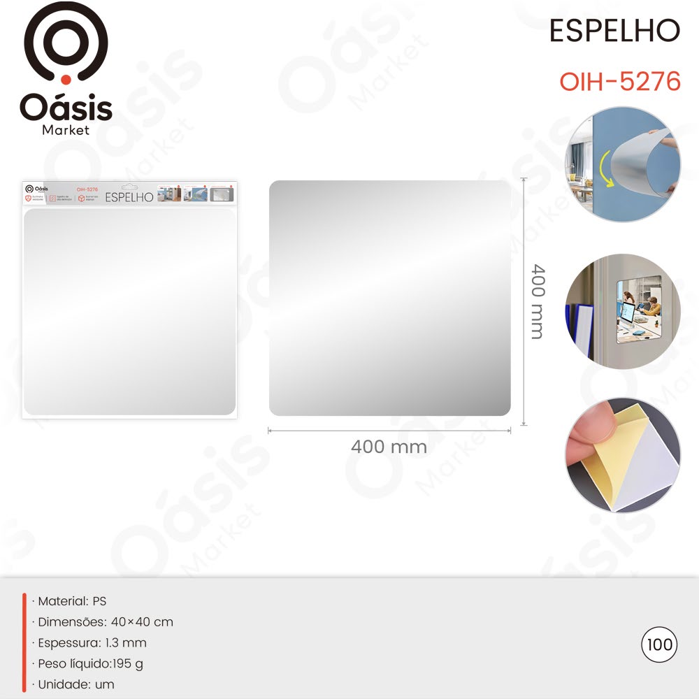 Espelho 40cm OIH-5276