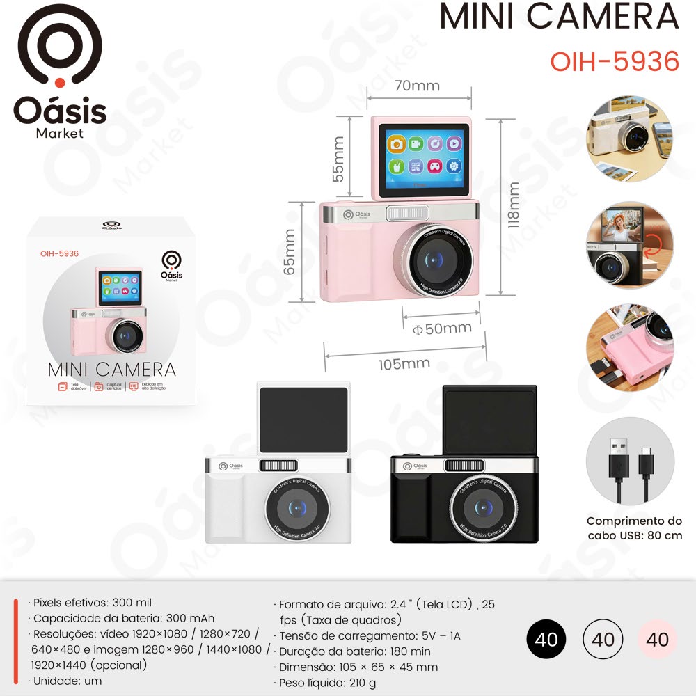 Mini Camera 105mm OIH-5936