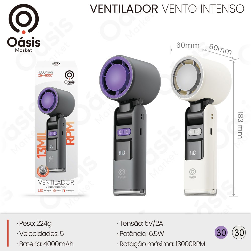 Ventilador Vento Intenso OIH-6007
