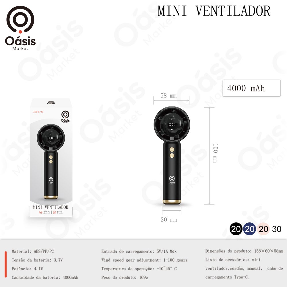 Mini Ventilador OIH-6106