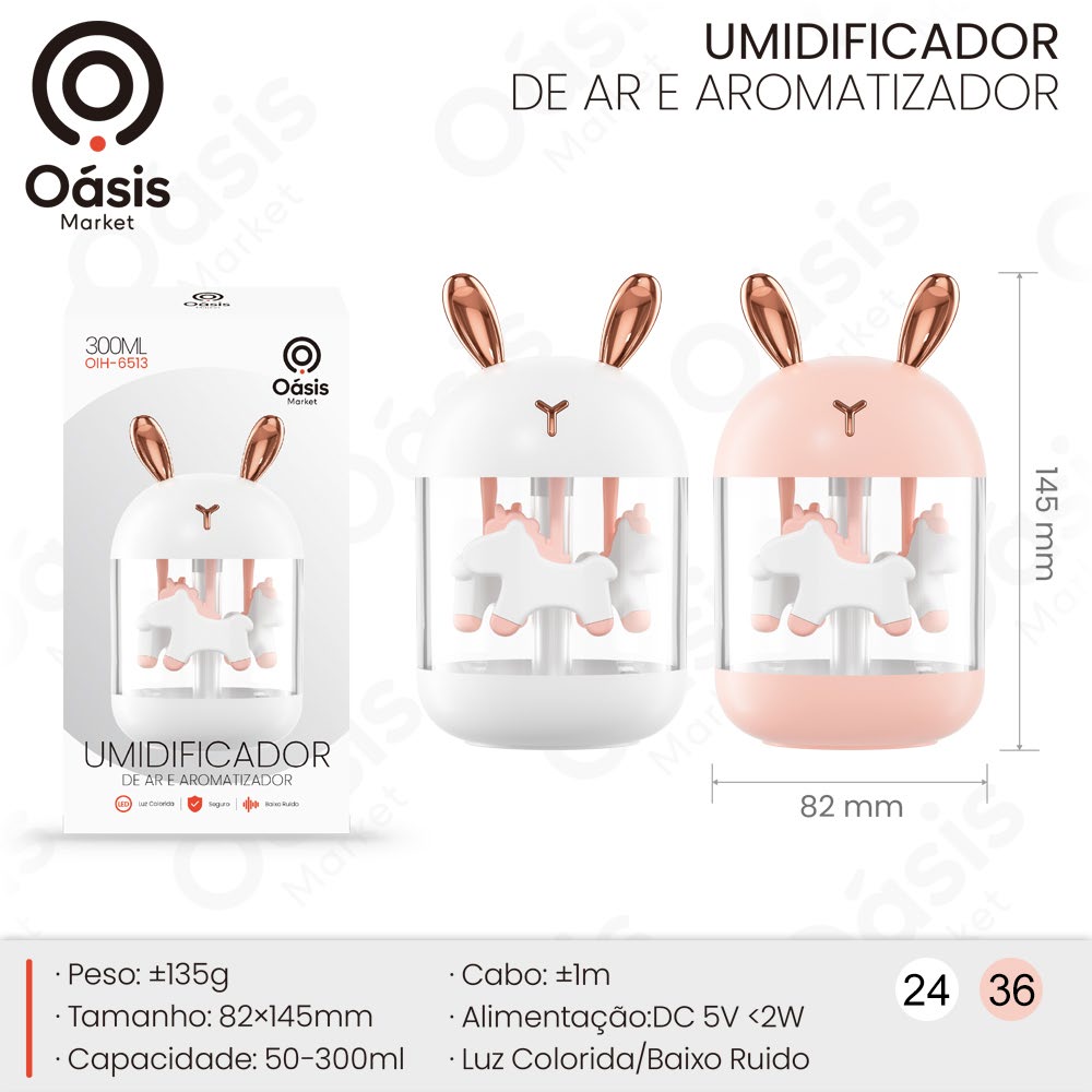 Umidificador 145mm OIH-6513
